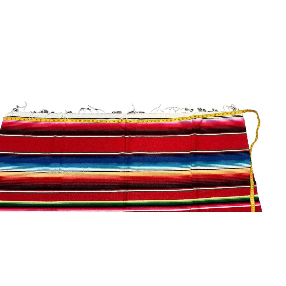 Antique Vintage Wool Mexican Saltillo Serape Blanket/ Rug Southwestern 57